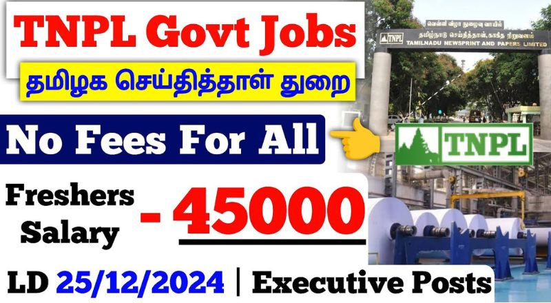 TNPL Recruitment 2024