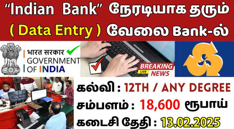 IndBank Data Entry Executive job 2025