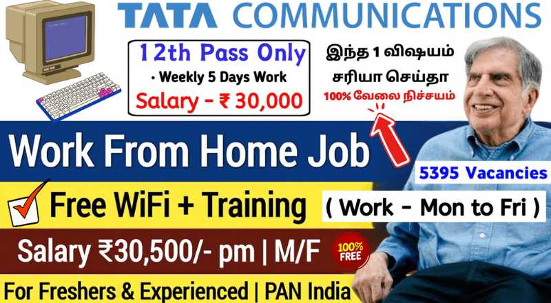 Tata Communication Work From Home Job