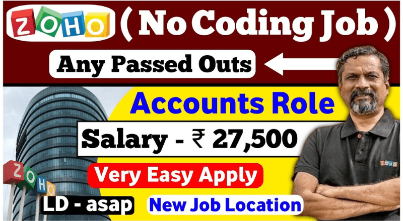 ZOHO Recruitment 2025