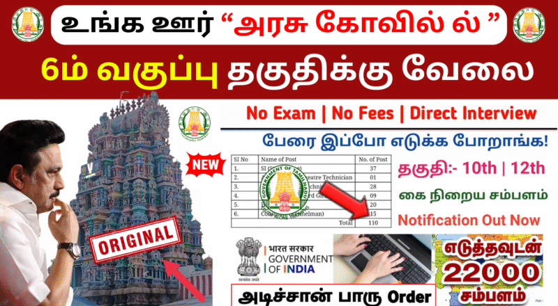TNHRCE Chennai Recruitment 2025