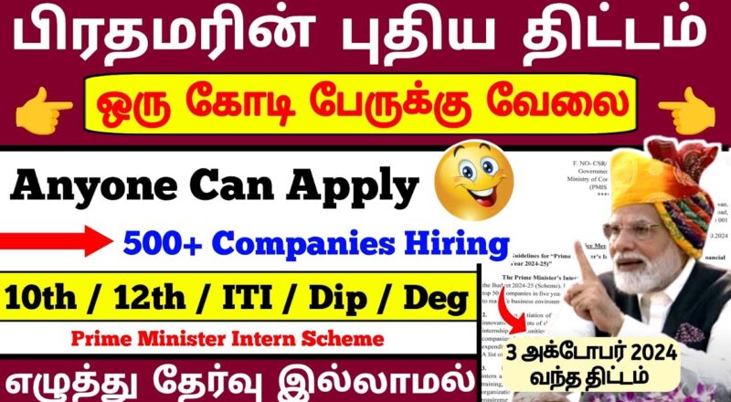 PM Modi Free Internship Scheme 2025
