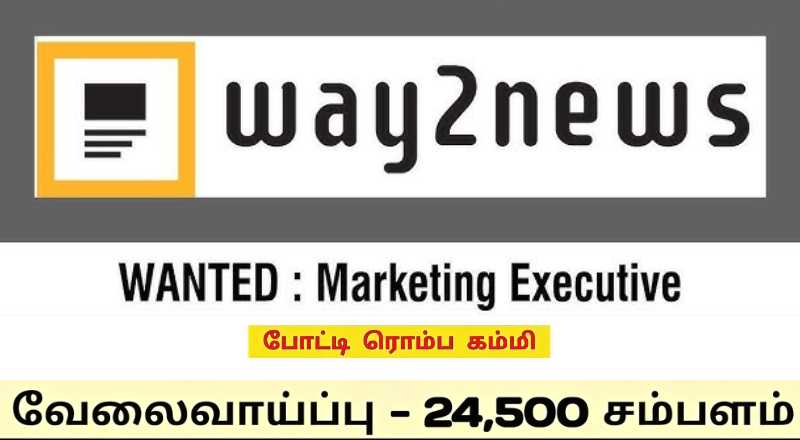 WAY2NEWS Marketing Executive Job In Thanjavur