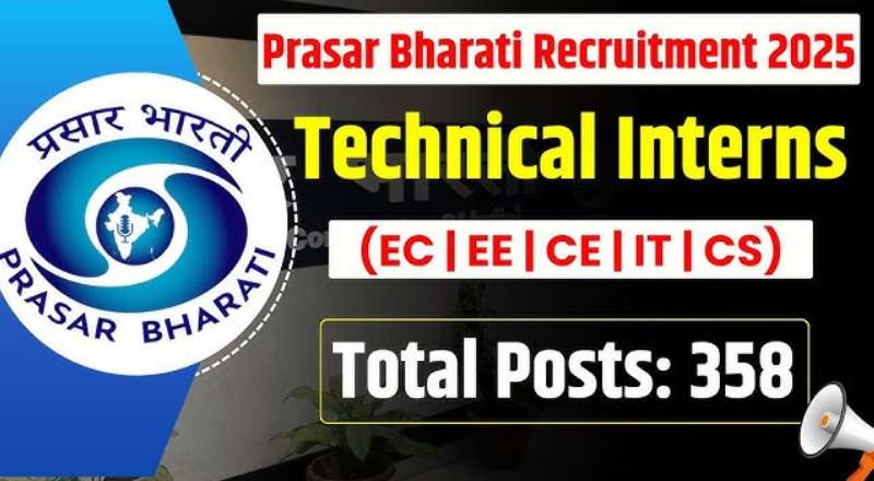 Prasar Bharati Recruitment 2025