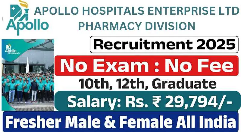 APOLLO Pharmacy Assistant Job In Coimbatore