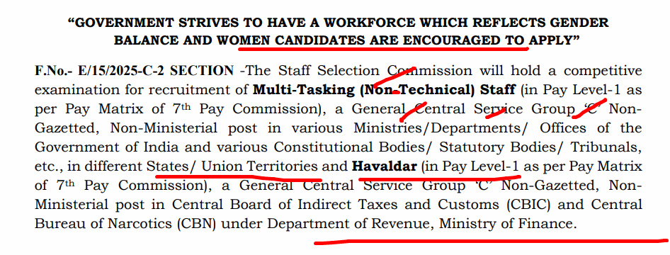 SSC MTS Havaldar Recruitment 2025