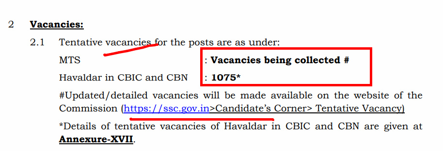 SSC MTS Havaldar Recruitment 2025