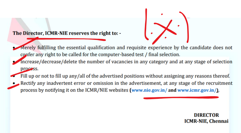 NIE Chennai Recruitment 2025