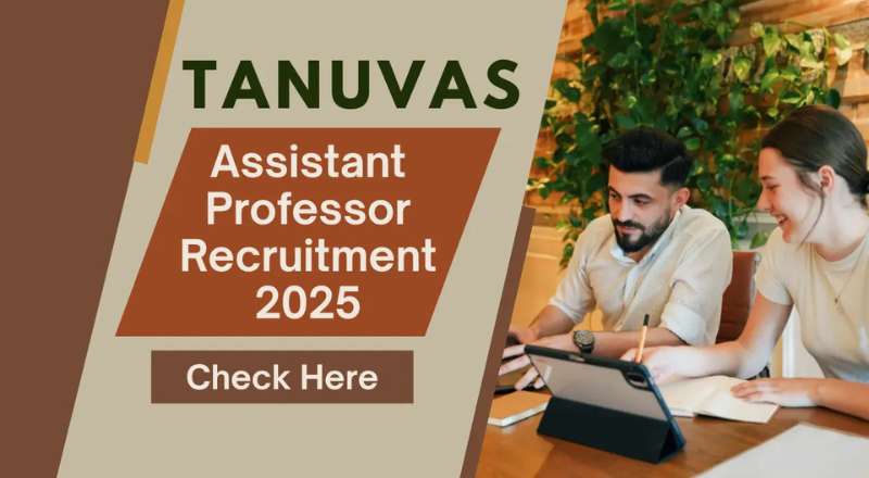 TANUVAS Recruitment 2025