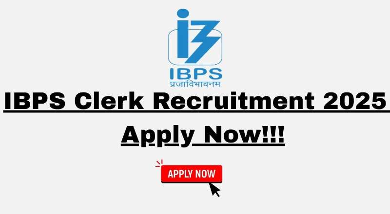 IBPS Clerk Recruitment 2025