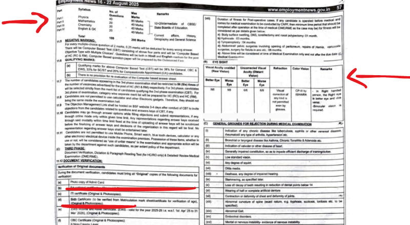 BSF Recruitment 2025