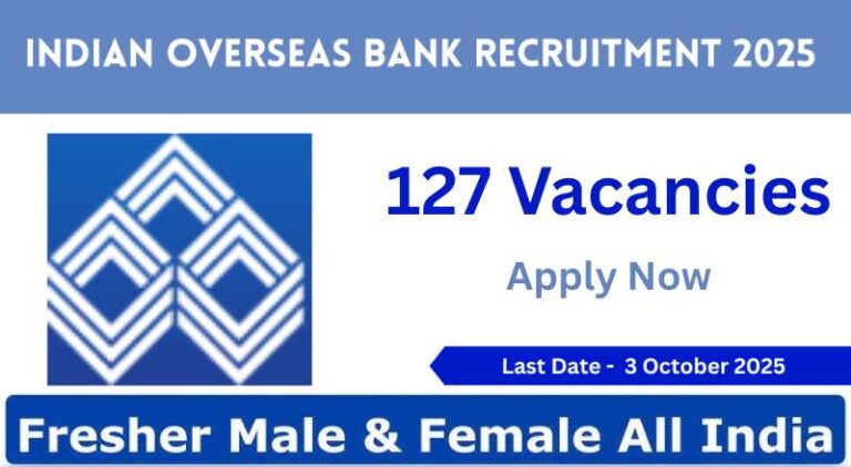 Indian Overseas Bank Recruitment 2025
