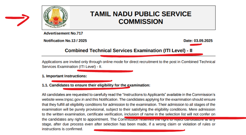 TNPSC TANGEDCO Recruitment 2025