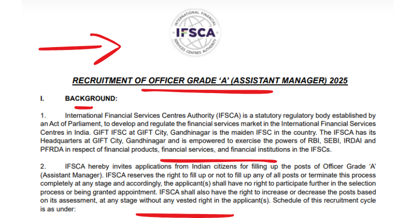 IFSCA Recruitment 2025