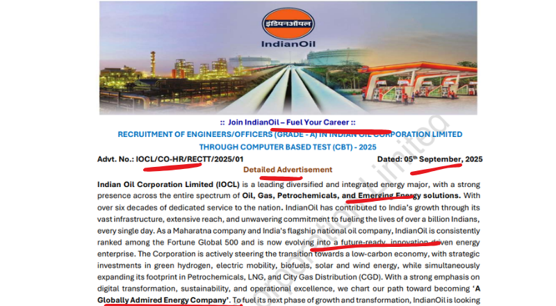 IOCL Recruitment 2025