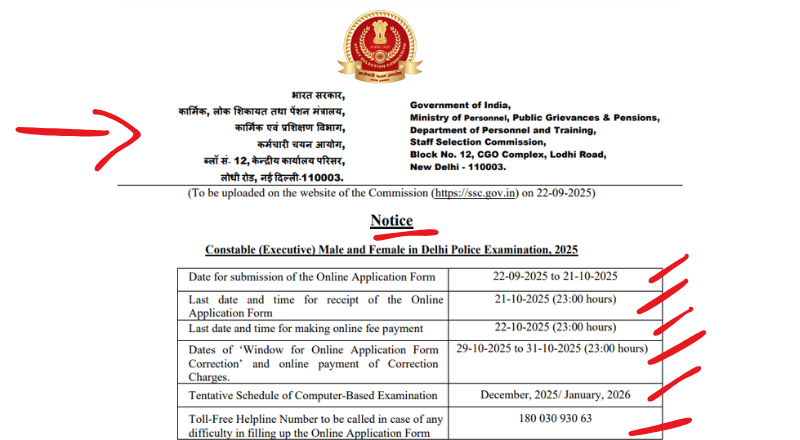 SSC Recruitment 2025