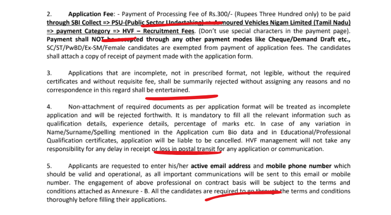 HVF Avadi Recruitment 2025