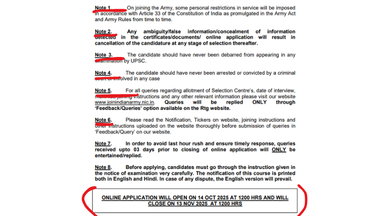 Indian Army Recruitment 2025