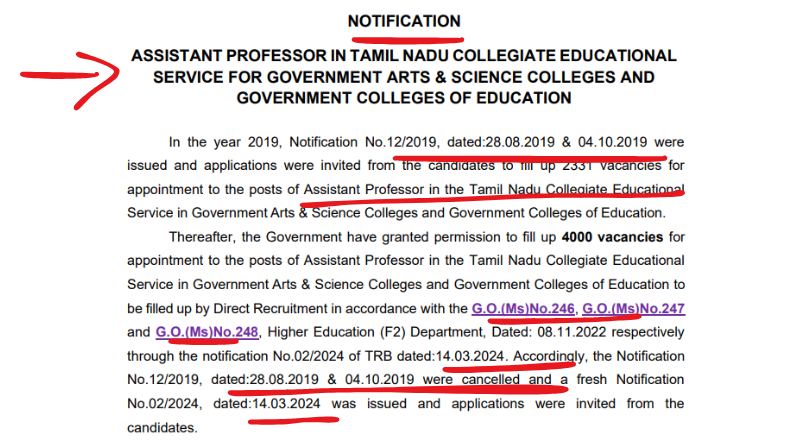 TN TRB Recruitment 2025