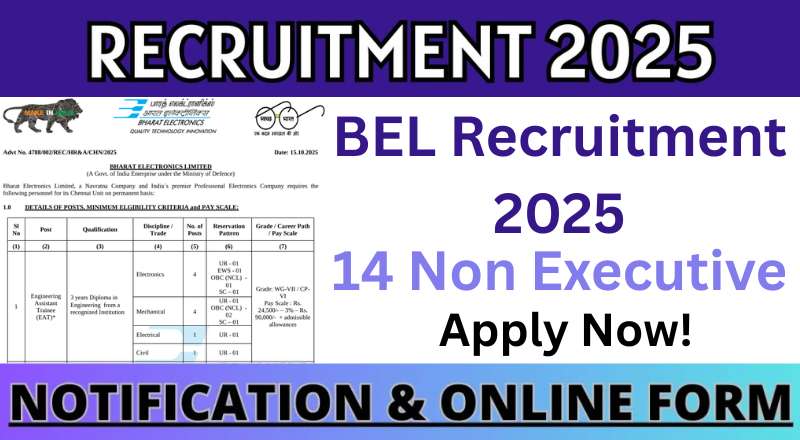 BEL Recruitment 2025