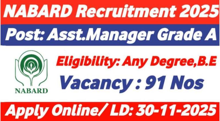 NABARD Recruitment 2025