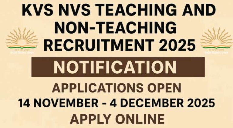 KVS Recruitment 2025