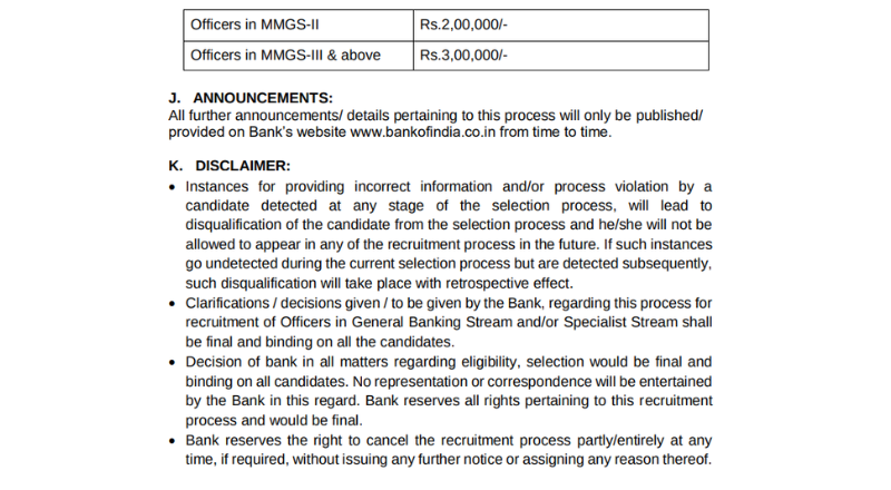 BOI Recruitment 2025
