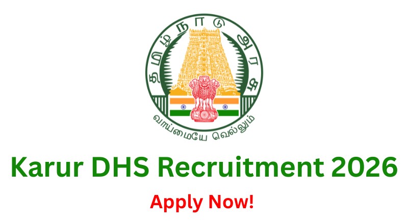 Karur DHS Recruitment 2026