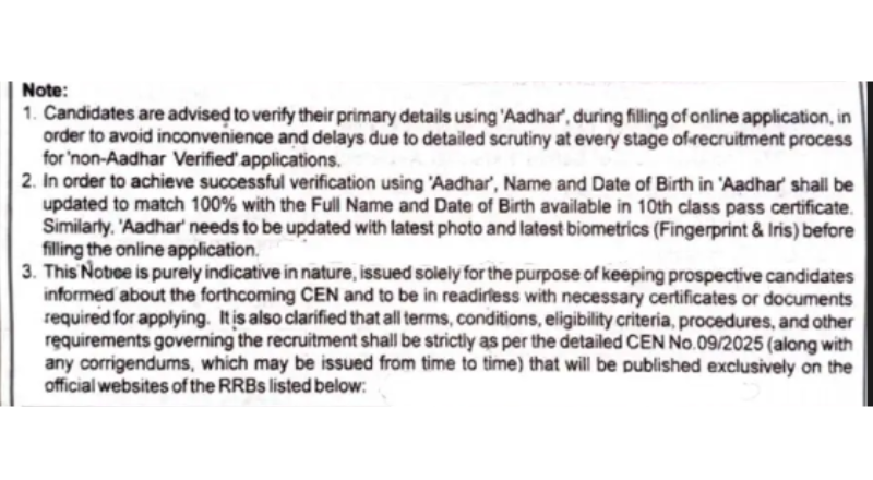 RRB Group D Recruitment 2026