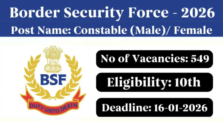 BSF Recruitment 2026