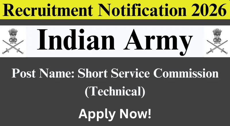 Indian Army Recruitment 2026