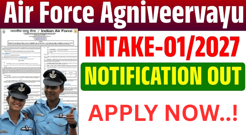Indian Air Force Recruitment 2026
