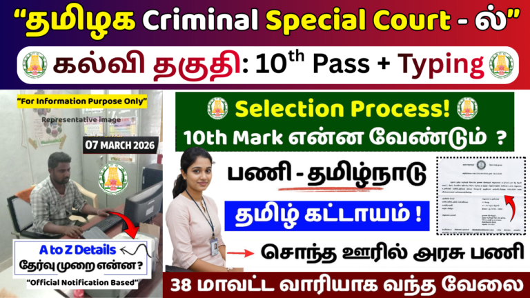 Theni Criminal Prosecution Recruit 2026