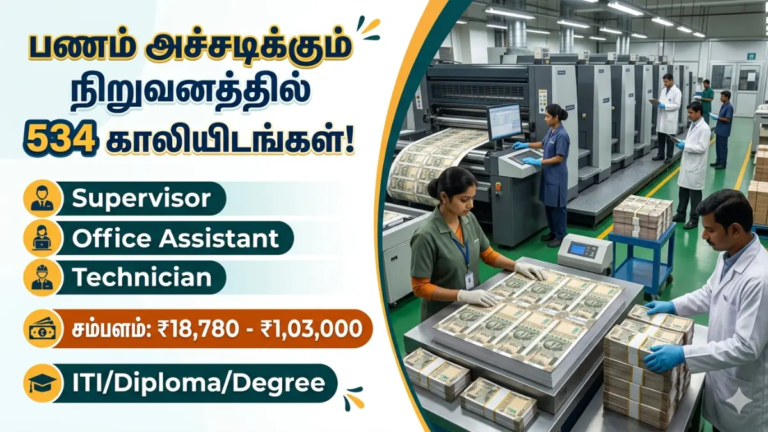 Currency Note Press 546 Recruitment 2026