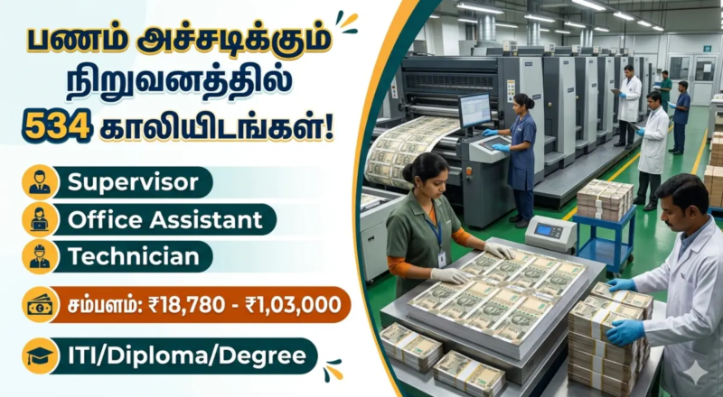 Currency Note Press 546 Recruitment 2026