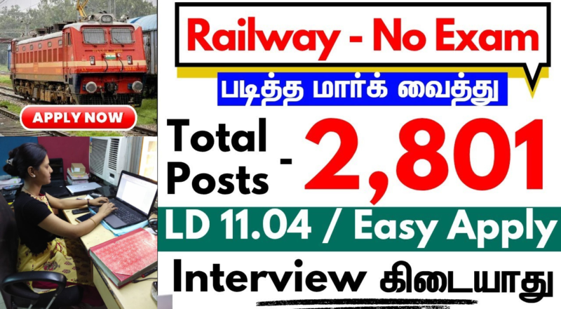 2801 Apprentice Vacancies in South Central Railway