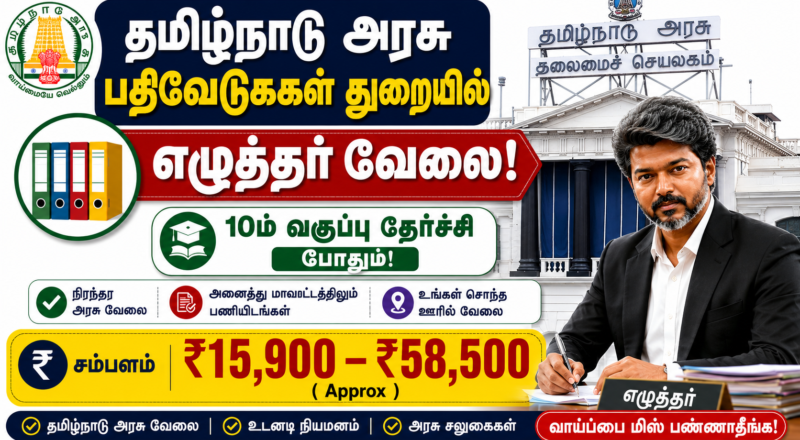 TN Land Records Record Clerk Recruitment 2026