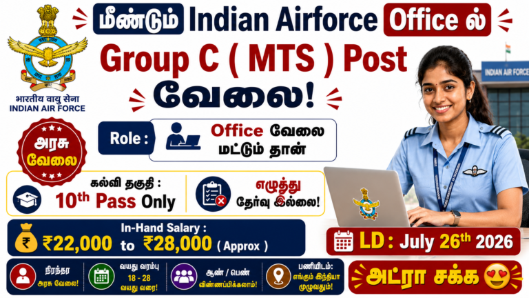 Indian Air Force Clerk Recruitment 2026
