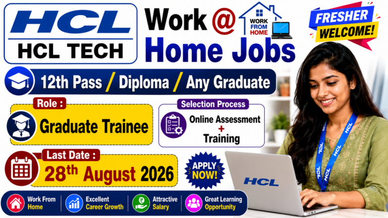HCLTech Graduate Trainee  Recruitment 2026