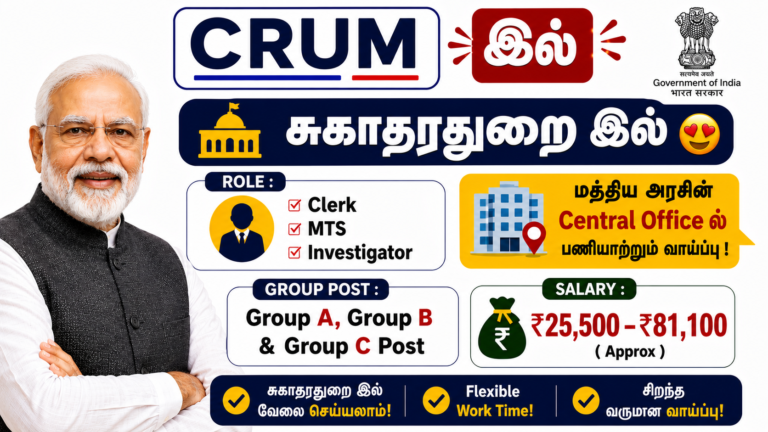 CCRUM Group C Recruitment 2026