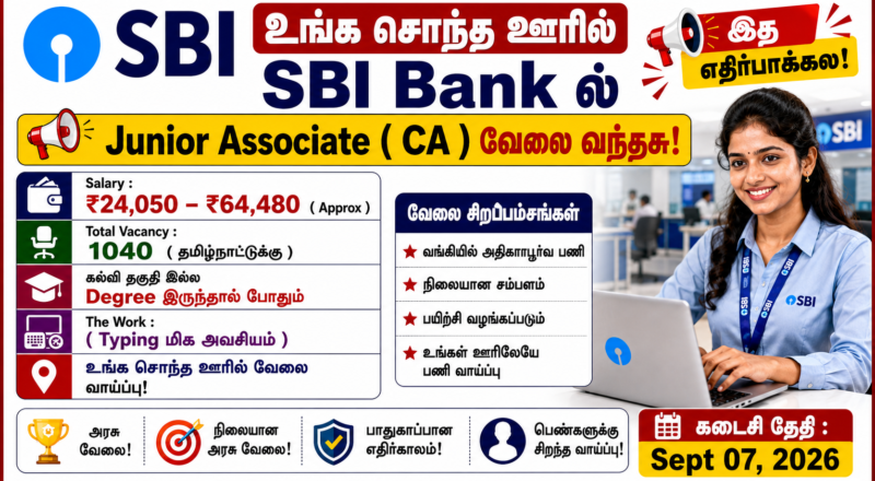 SBI Clerk Recruitment 2026