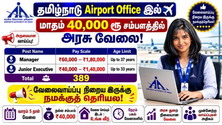 AAI Junior Executive Recruitment 2026