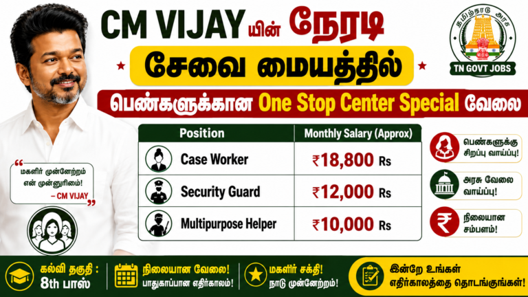 Tamil Nadu OSC Recruitment 2026