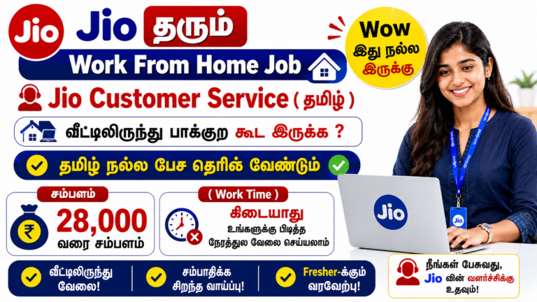 Jio Customer Associate Work From Home Jobs 2026