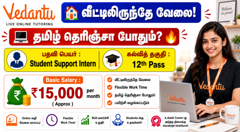 Vedantu Work From Home Recruitment 2026