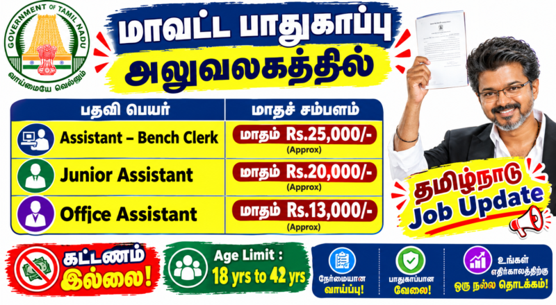 DCPU Clerk & Office Assistant Recruitment 2026