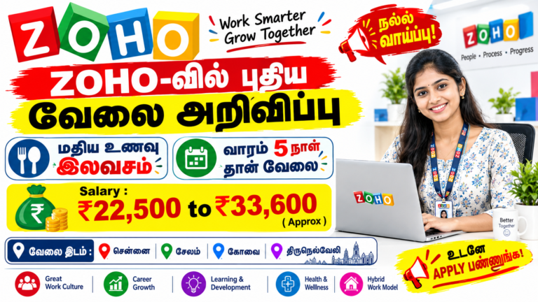 Zoho Technical Support Engineer Recruitment 2026
