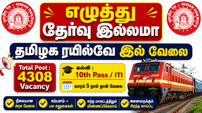 Southern Railway 4308 Posts Recruitment 202