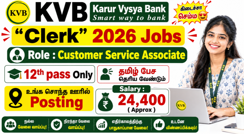 KVB Branch Service Executive Jobs 2026